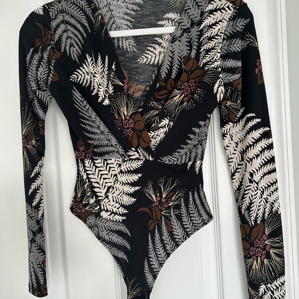 Floral Long Sleeve Bodysuit